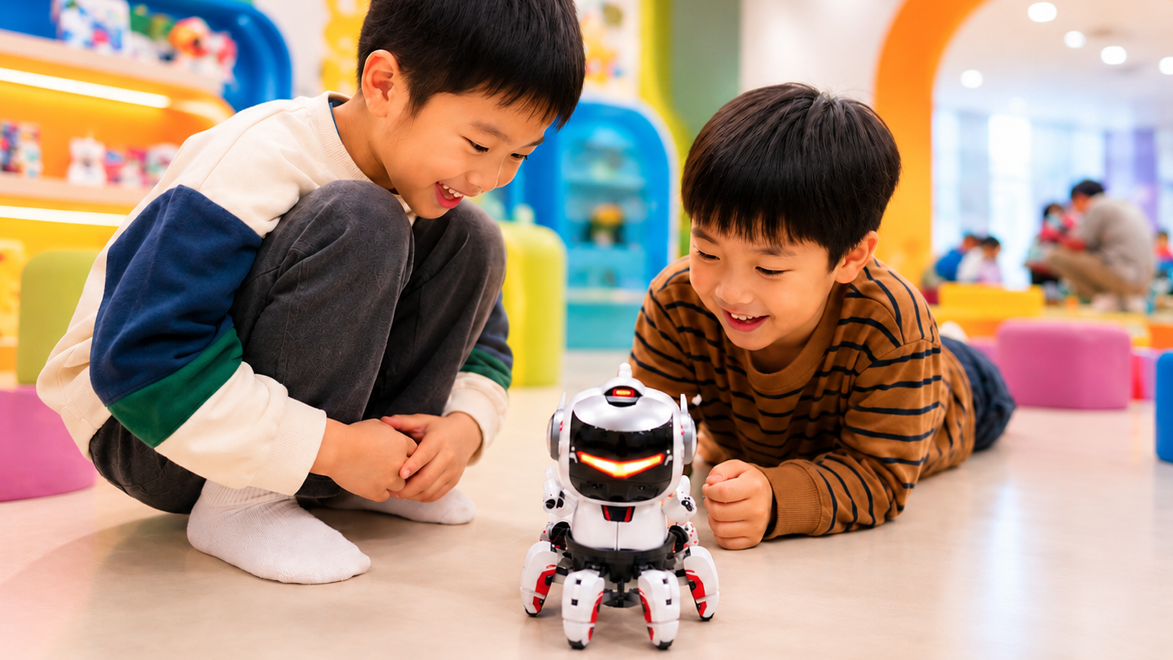 孩子參與童樂護照集章與兌換好禮